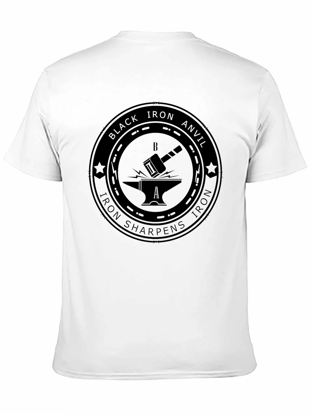 Black Iron Anvil Graphic T-Shirt