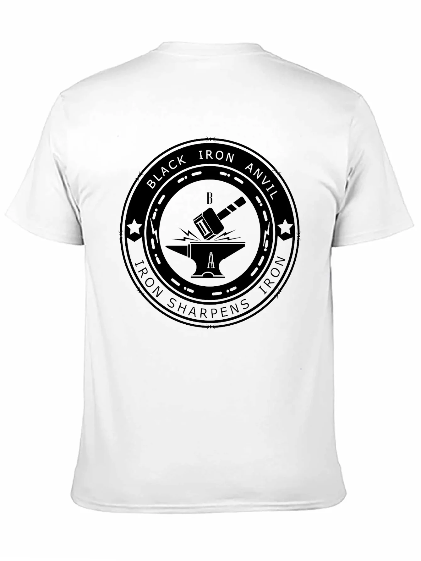Black Iron Anvil Graphic T-Shirt