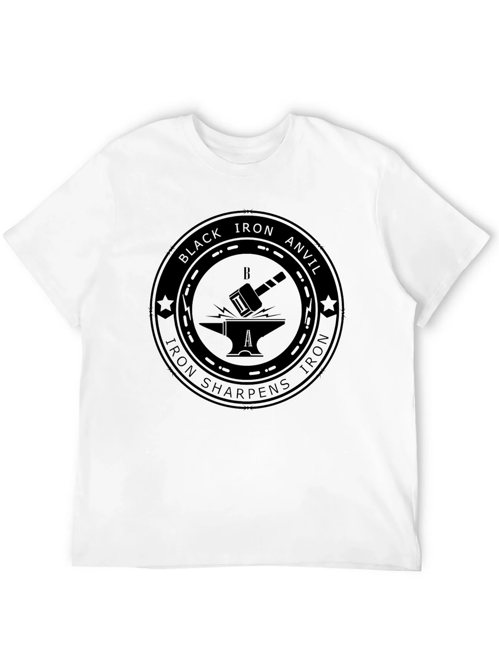 Black Iron Anvil Graphic T-Shirt