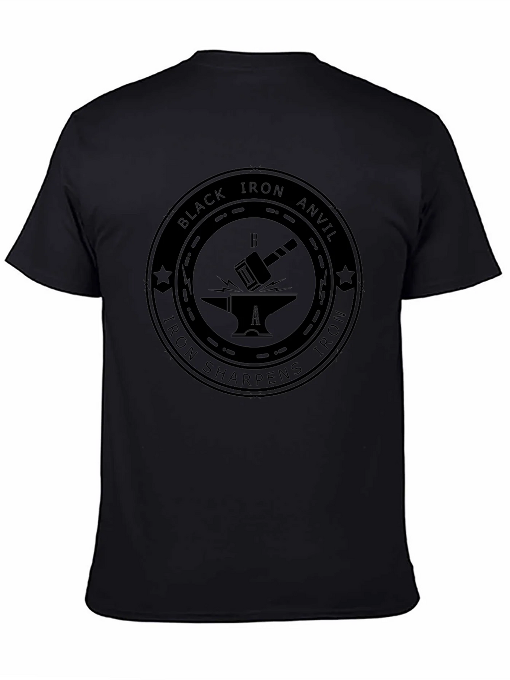 Black Iron Anvil Graphic T-Shirt