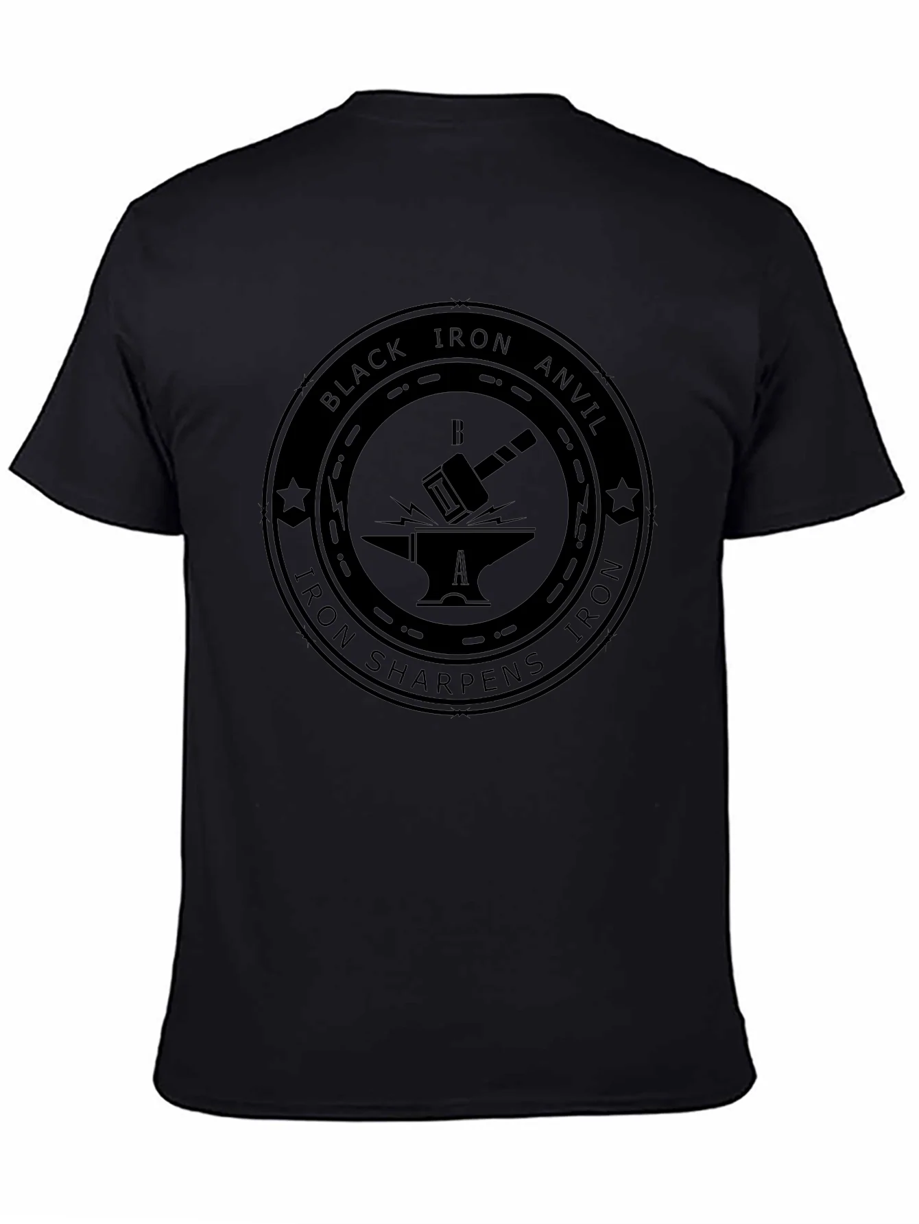 Black Iron Anvil Graphic T-Shirt