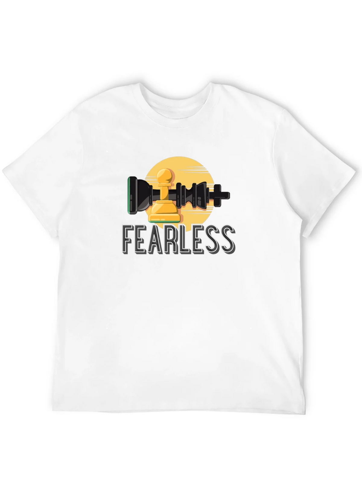 Fearless Chess Pawn Graphic T-Shirt