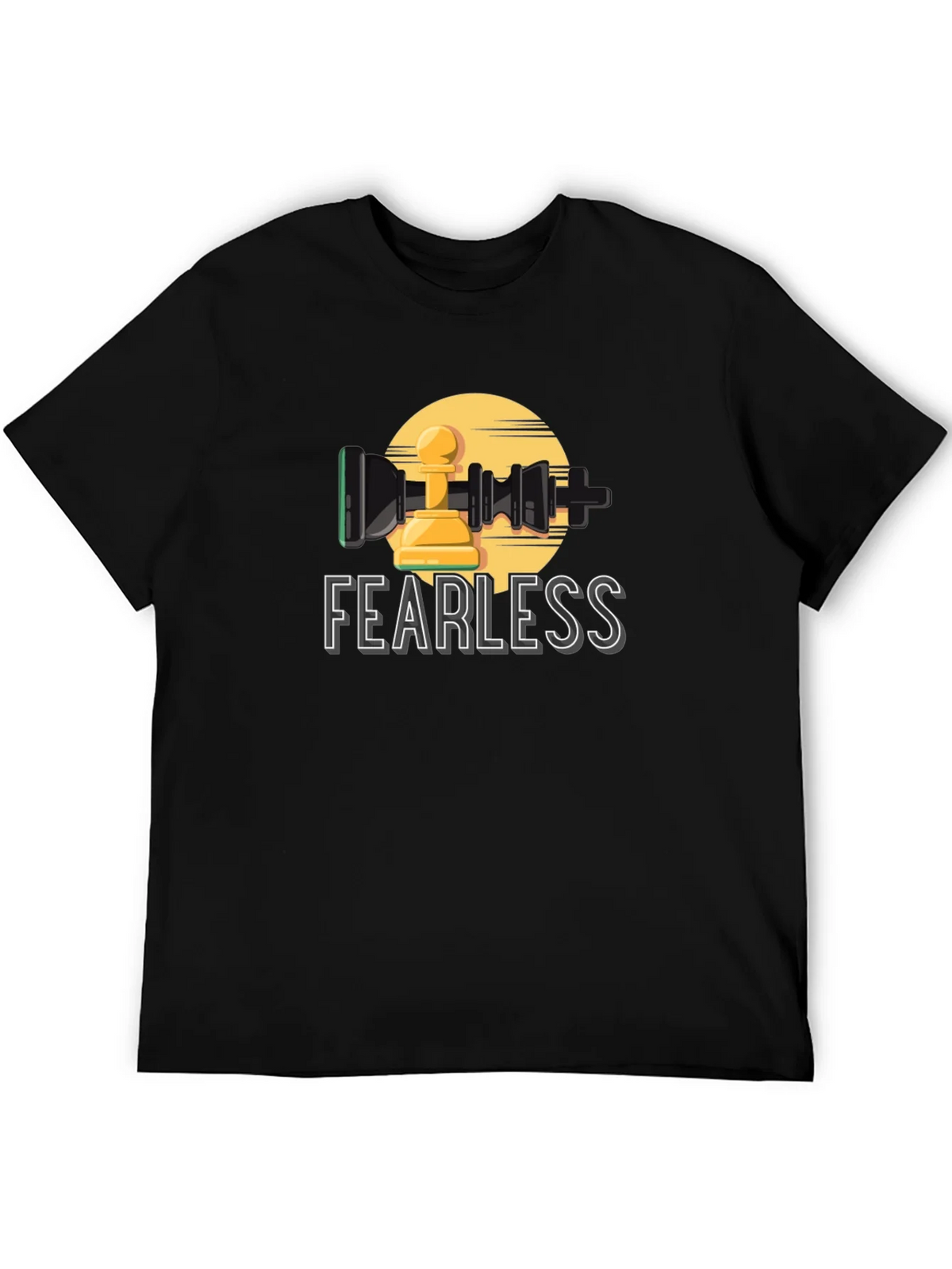 Fearless Chess Pawn Graphic T-Shirt