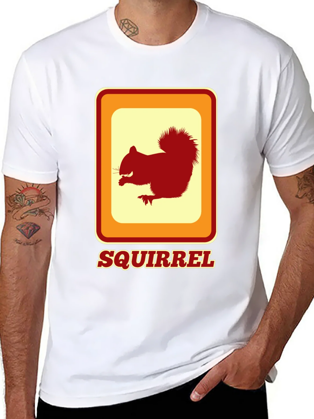 Retro Squirrel T-Shirt - Classic Graphic Tee
