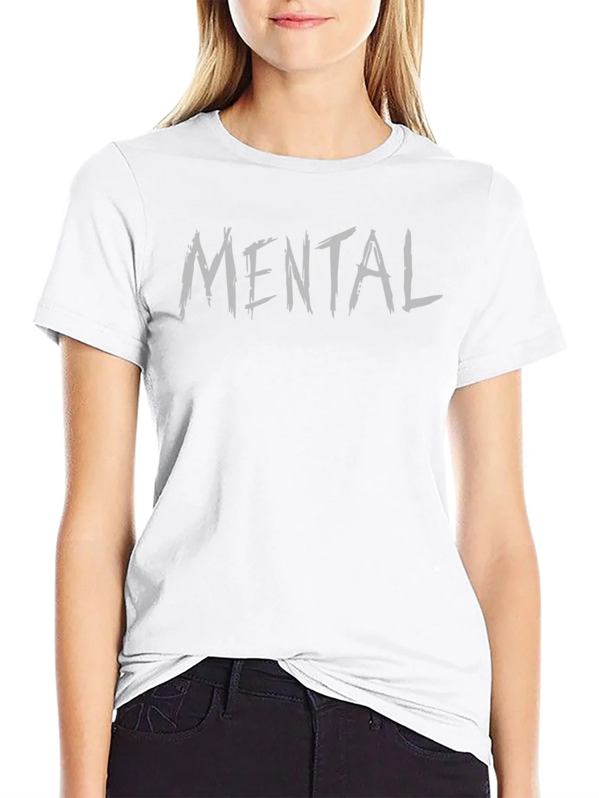 Mental Graphic Tee - Casual Style