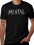 Mental Graphic Tee - Casual Style