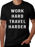 Work Hard Travel Harder Graphic Tee
