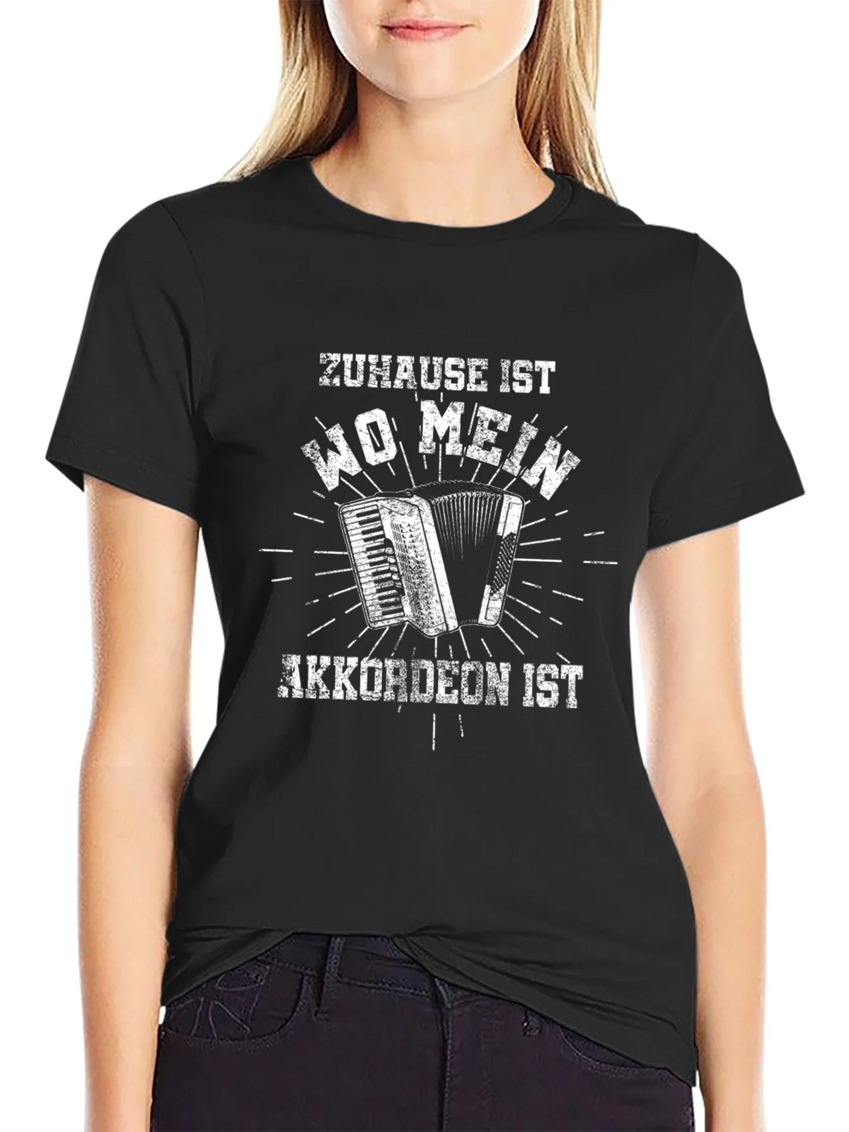 Accordion Player T-Shirt - Zuhause Ist Wo Mein Akkordeon Ist