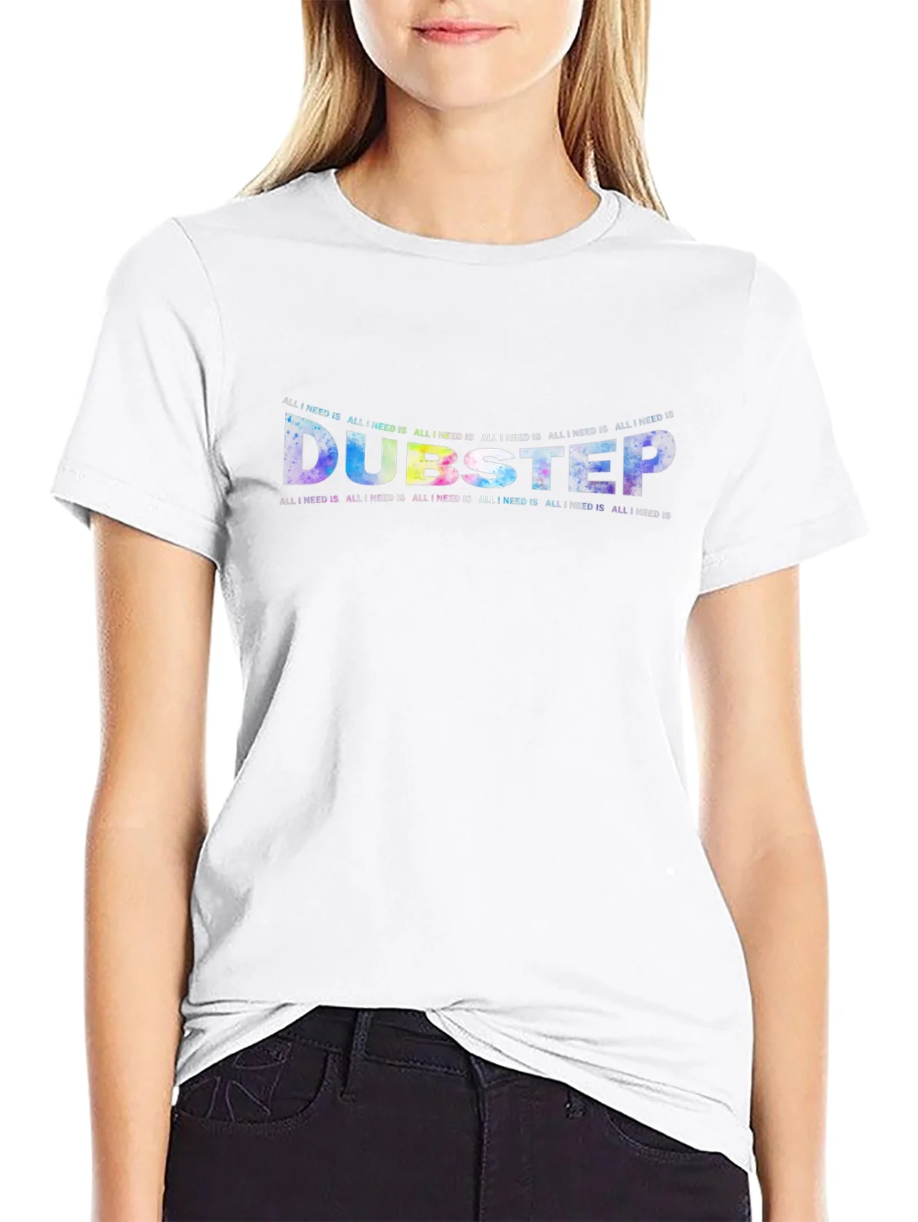 Dubstep All I Need Is Crewneck T-Shirt