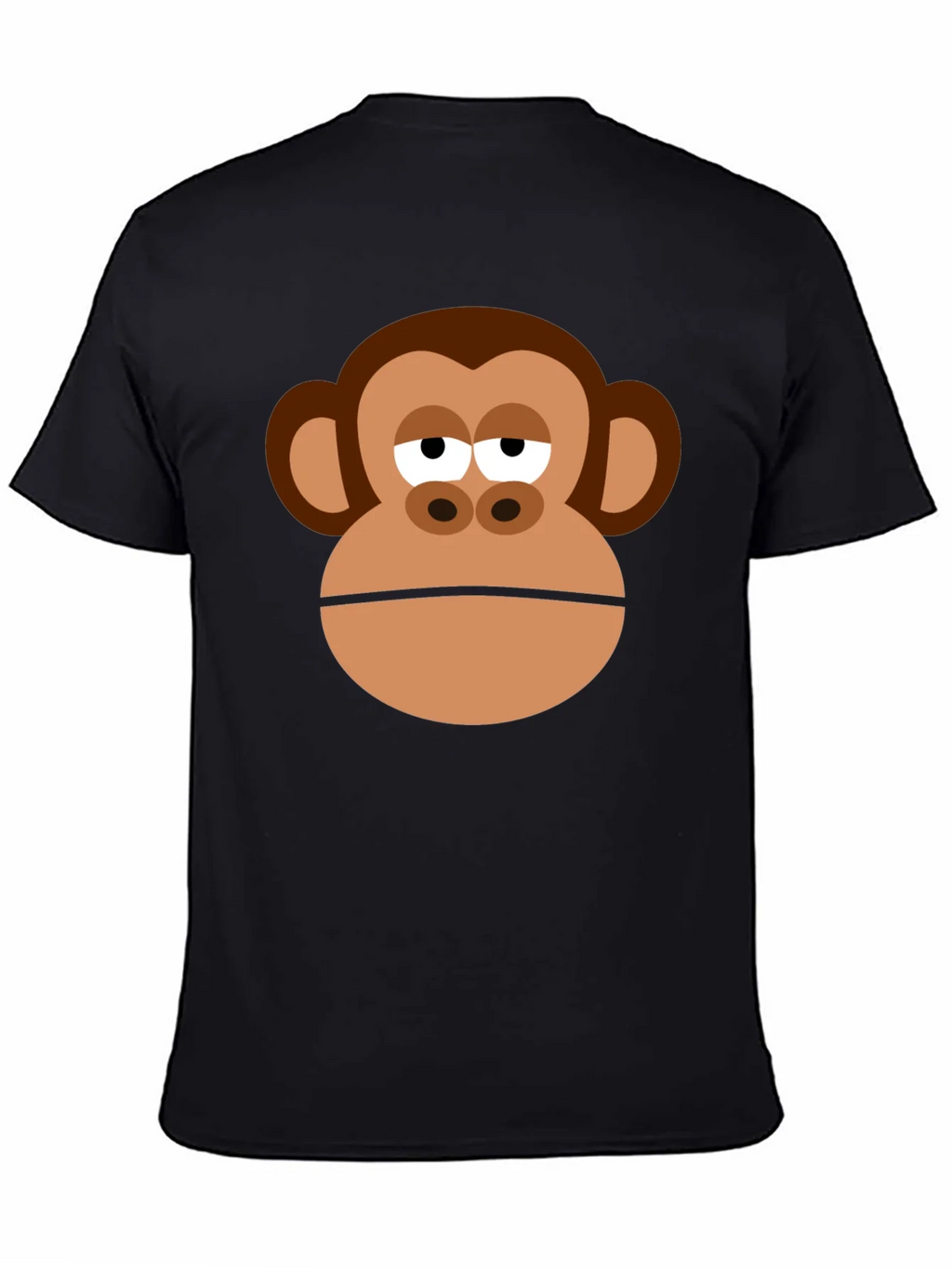 Monkey Face Graphic Tee - Funny Unisex T-Shirt