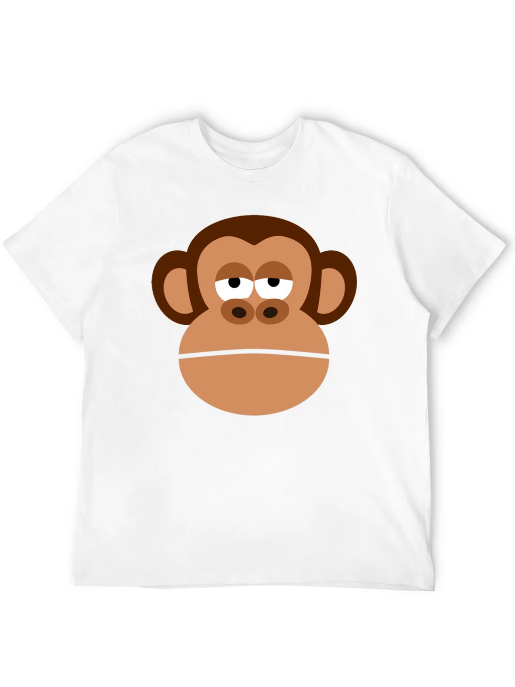 Monkey Face Graphic Tee - Funny Unisex T-Shirt