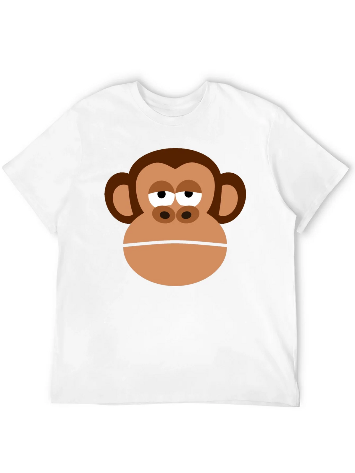 Monkey Face Graphic Tee - Funny Unisex T-Shirt