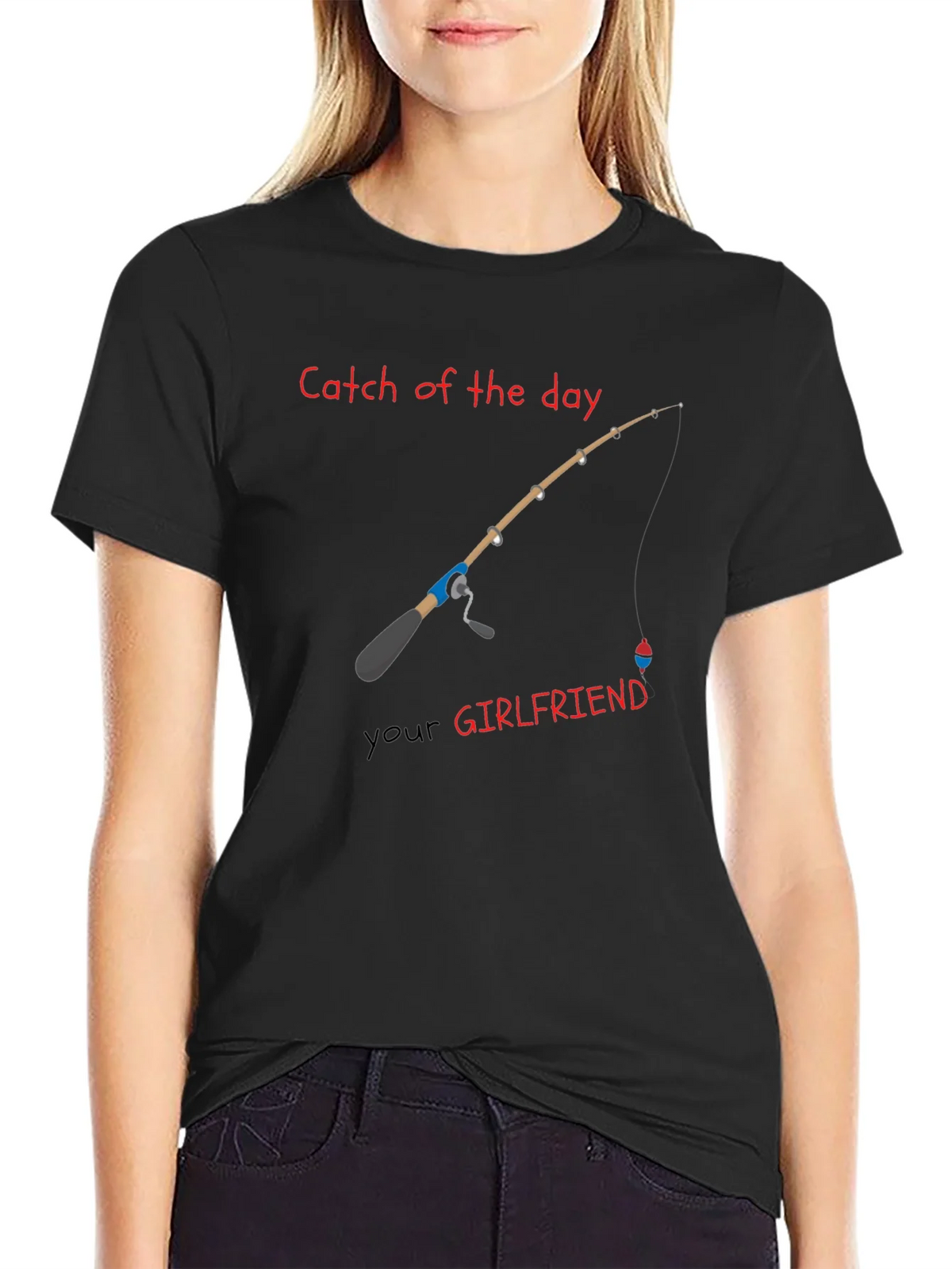 Catch of the Day T-Shirt - Funny Fishing Graphic Tee