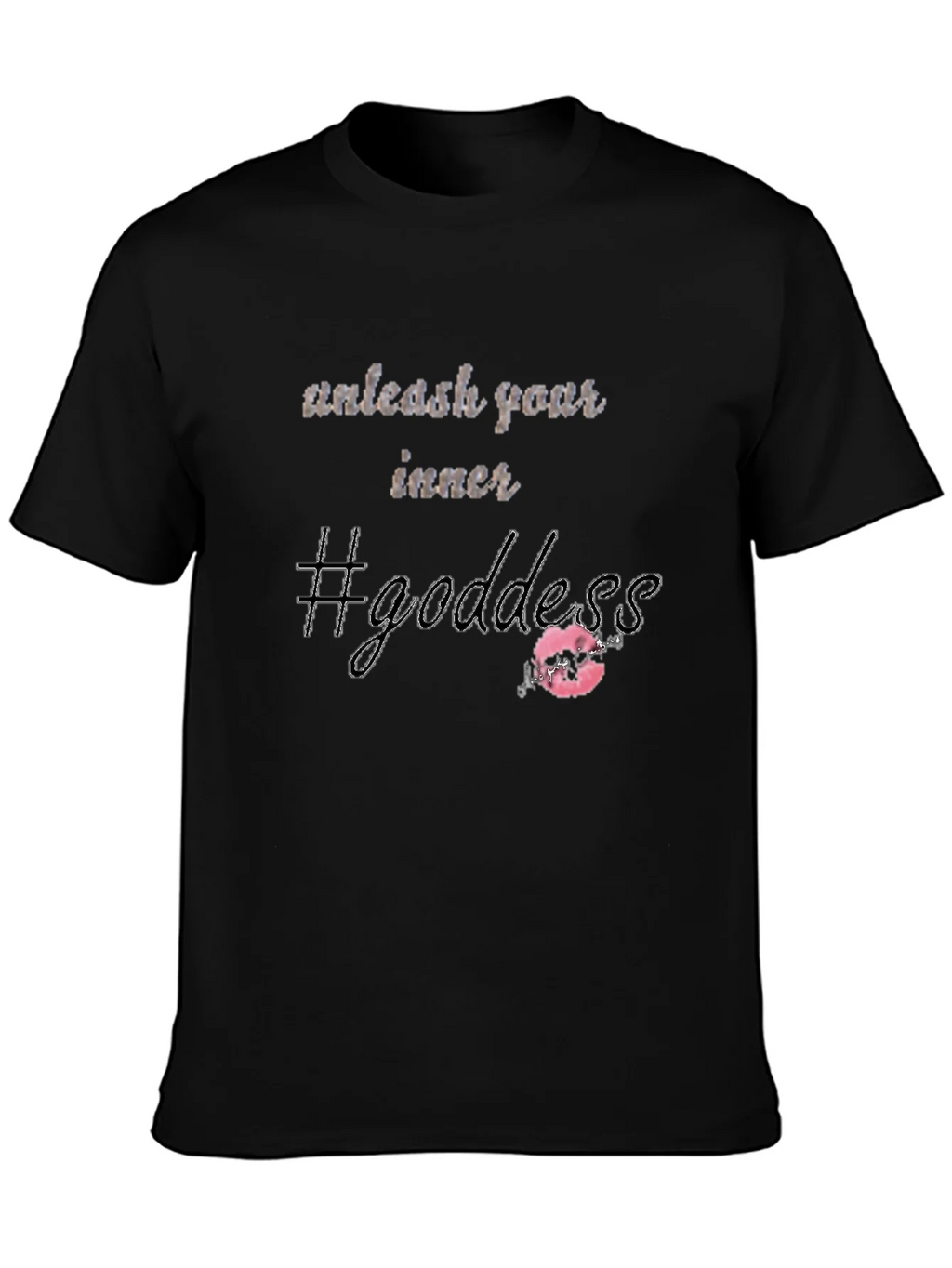 Unleash Your Inner Goddess Black T-Shirt