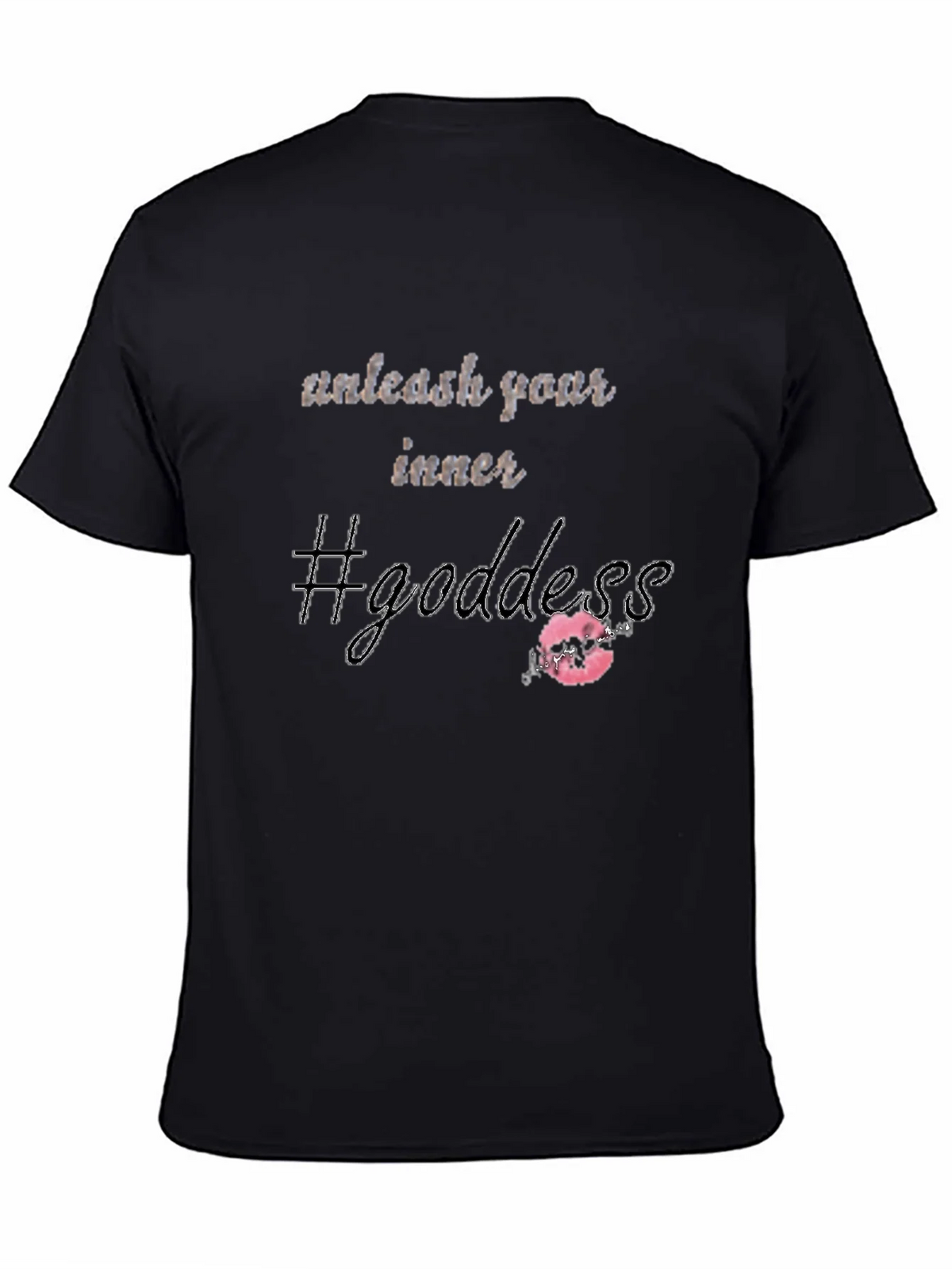 Unleash Your Inner Goddess Black T-Shirt