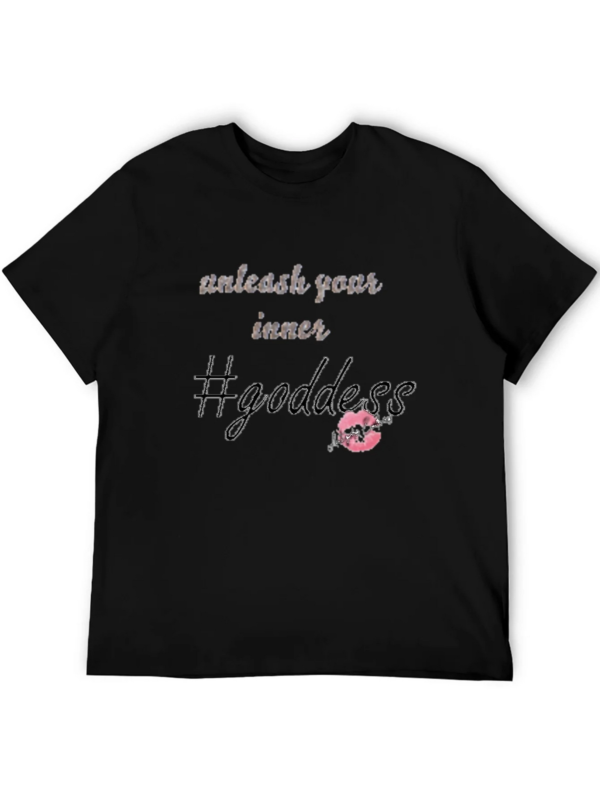 Unleash Your Inner Goddess Black T-Shirt