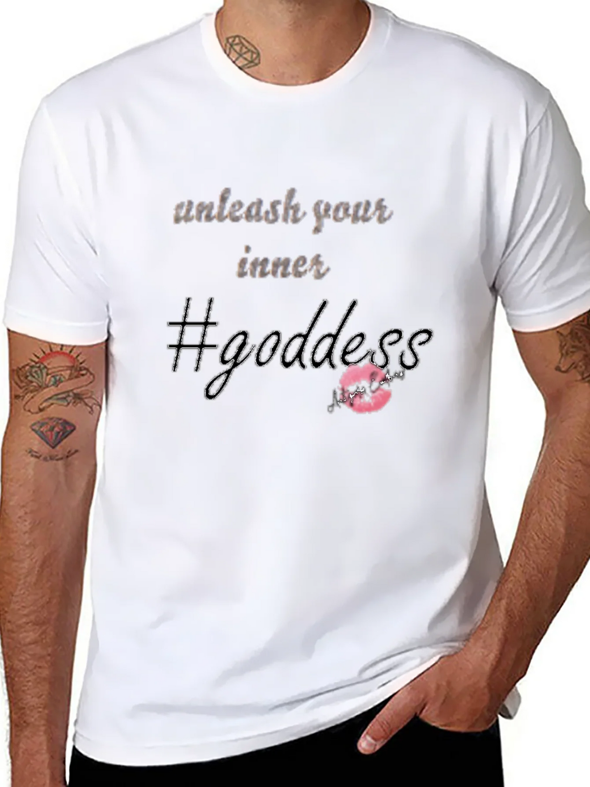 Unleash Your Inner Goddess Black T-Shirt