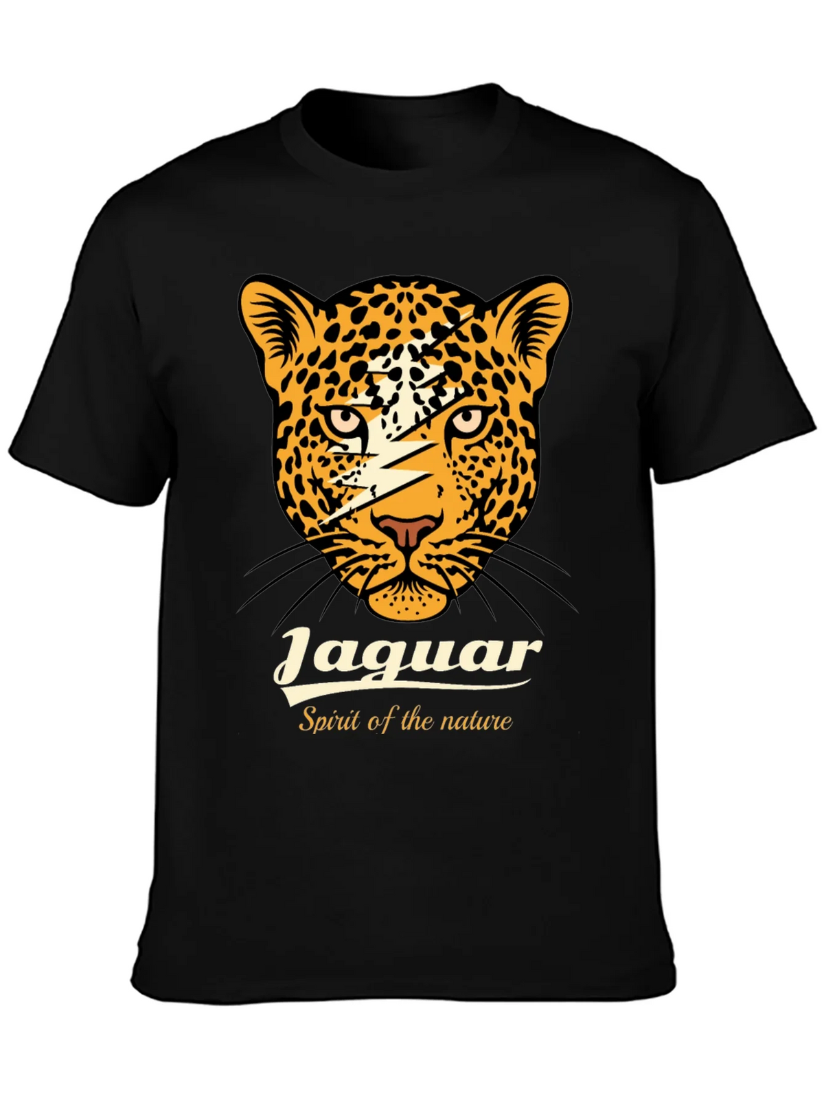 Jaguar Spirit Graphic Tee - Black