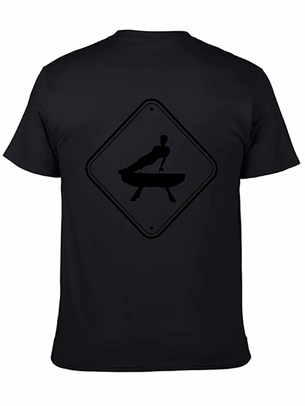 Gymnastics Pommel Horse Warning Sign T-Shirt