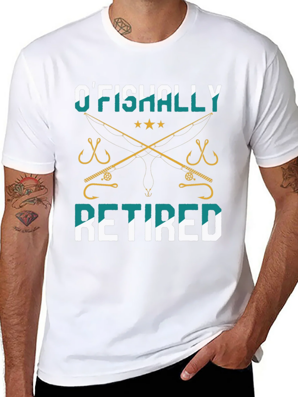OFishally Retired Fishing T-Shirt