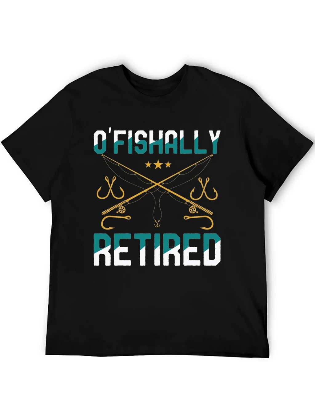 OFishally Retired Fishing T-Shirt