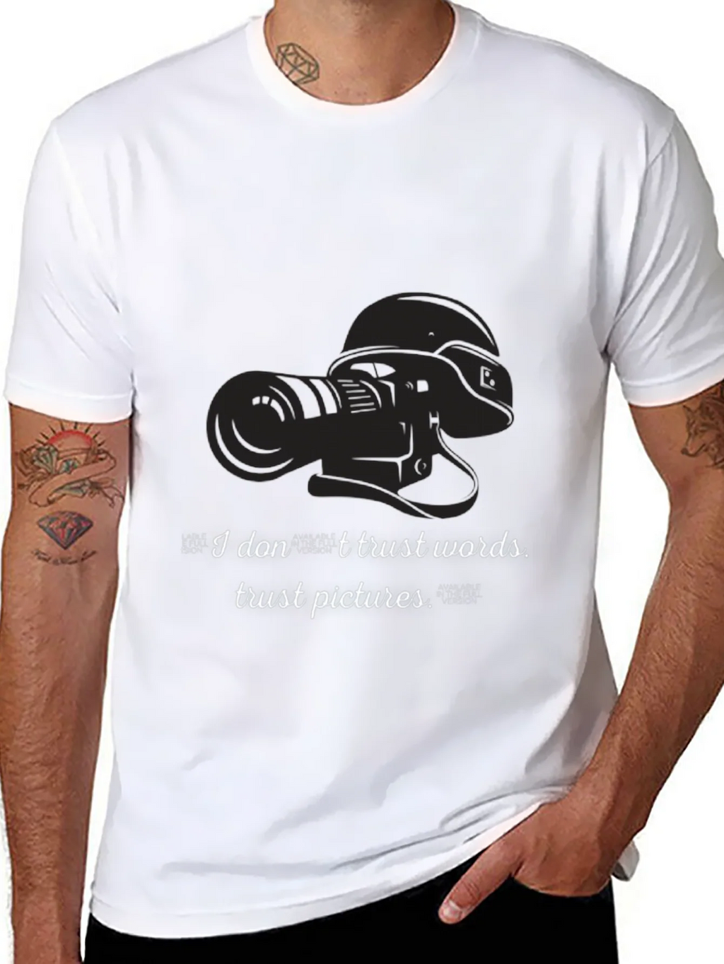 Trust Pictures Black Graphic Tee