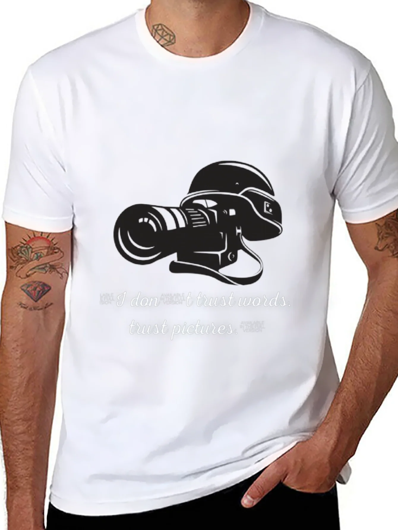 Trust Pictures Black Graphic Tee