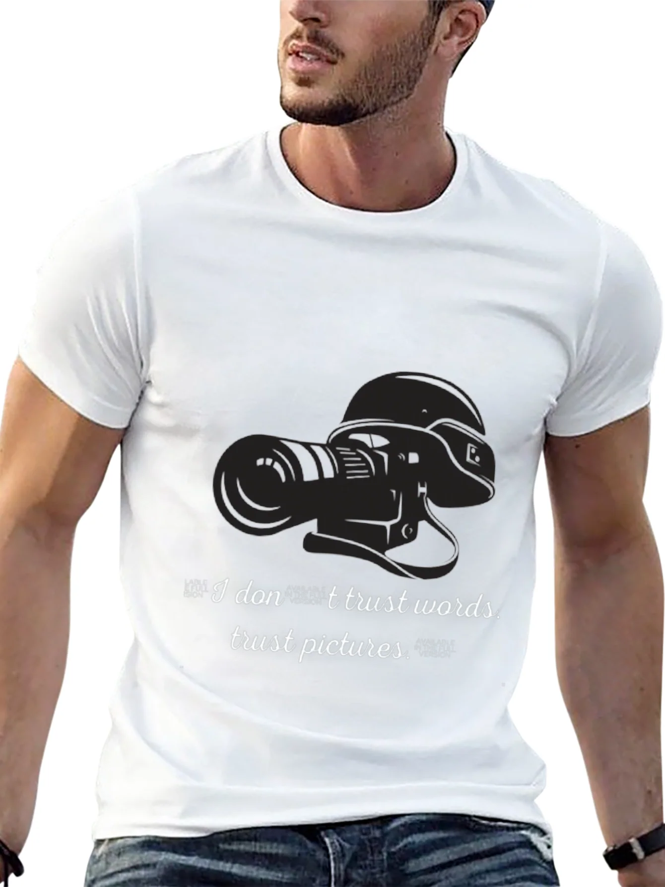 Trust Pictures Black Graphic Tee