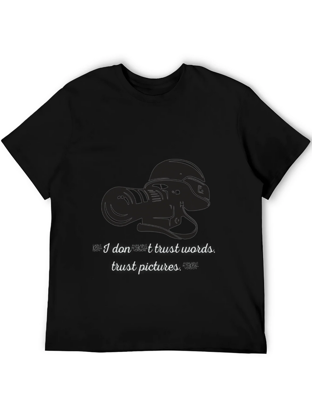 Trust Pictures Black Graphic Tee
