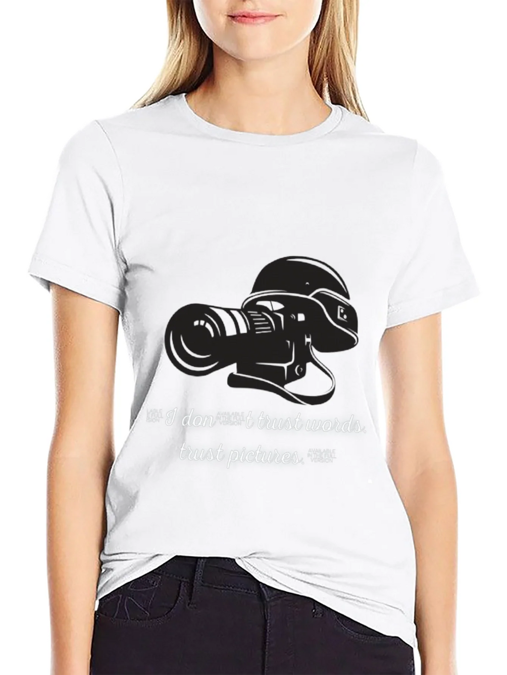Trust Pictures Black Graphic Tee