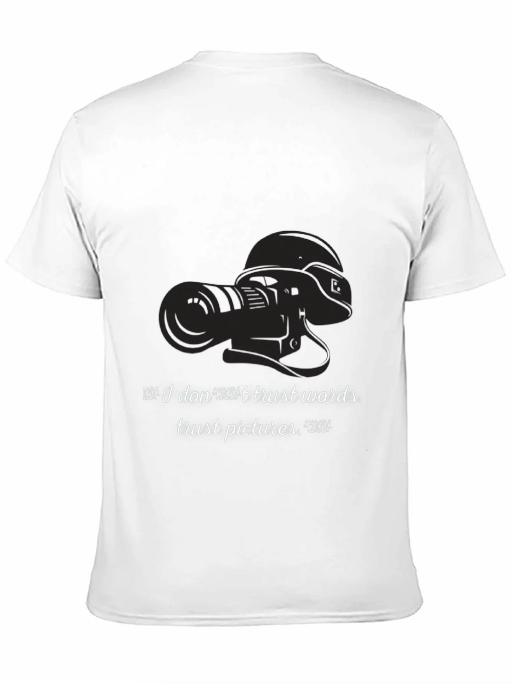 Trust Pictures Black Graphic Tee