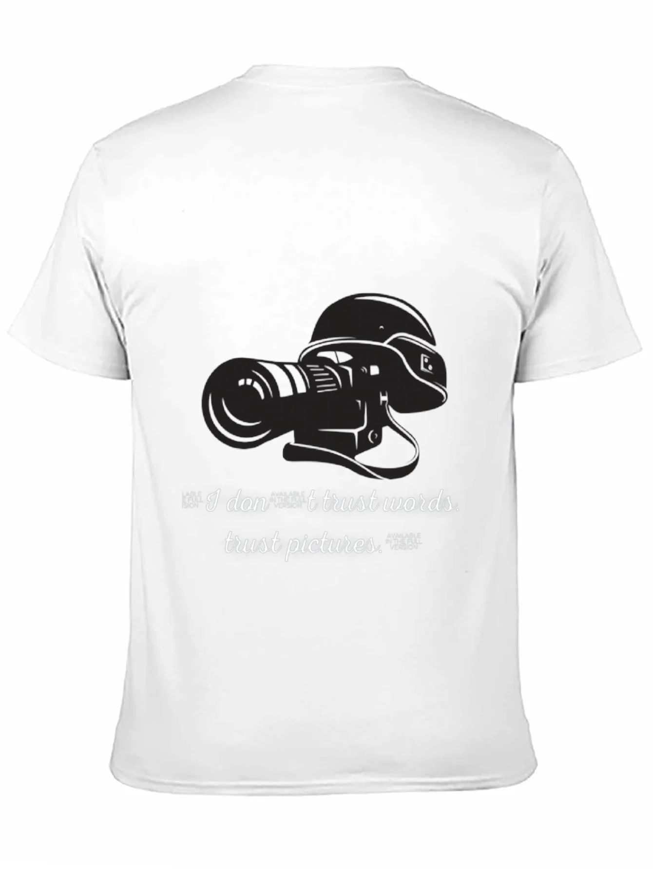 Trust Pictures Black Graphic Tee