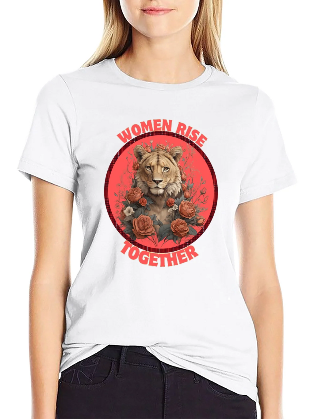 Women Rise Together Lion T-Shirt