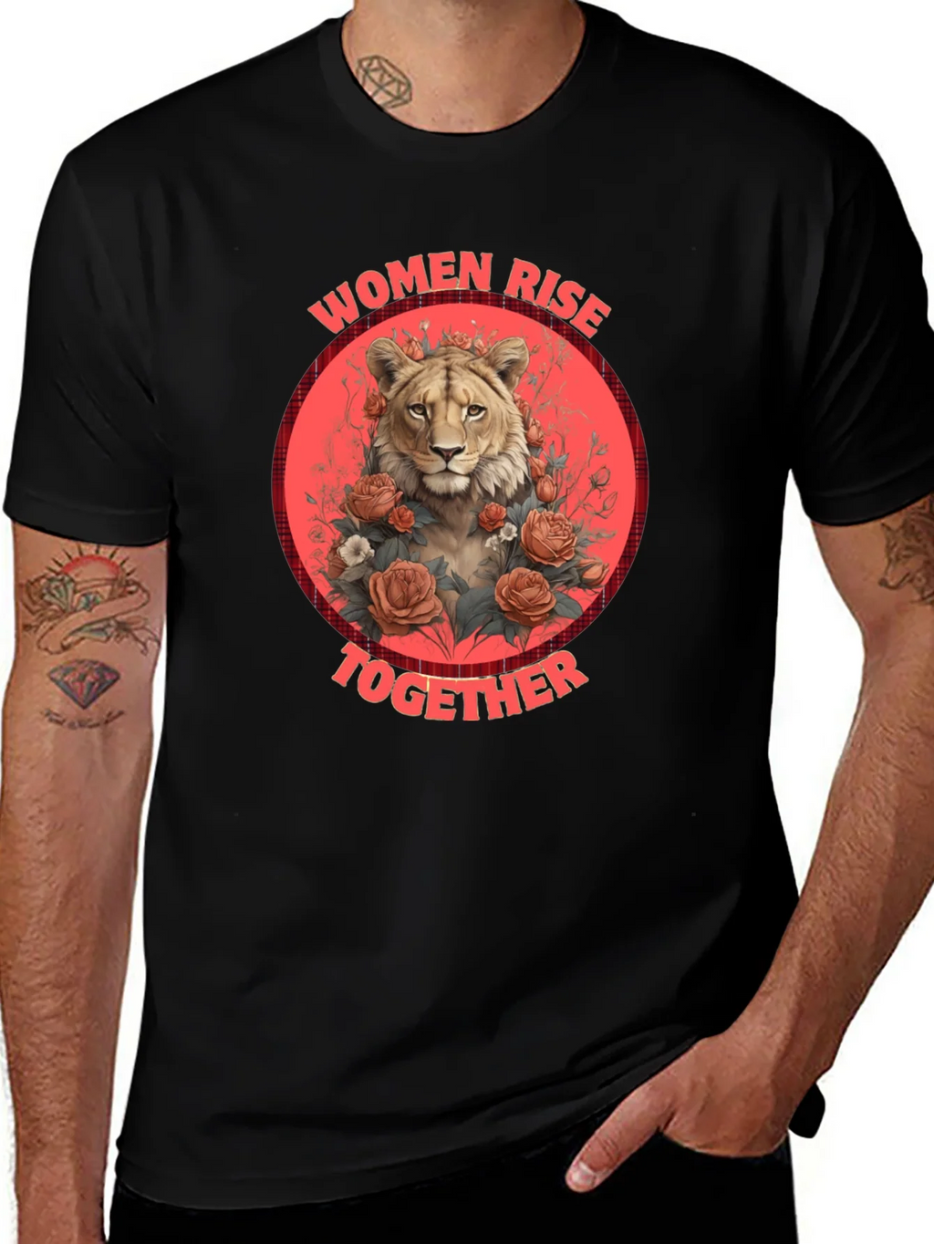 Women Rise Together Lion T-Shirt