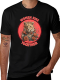 Women Rise Together Lion T-Shirt