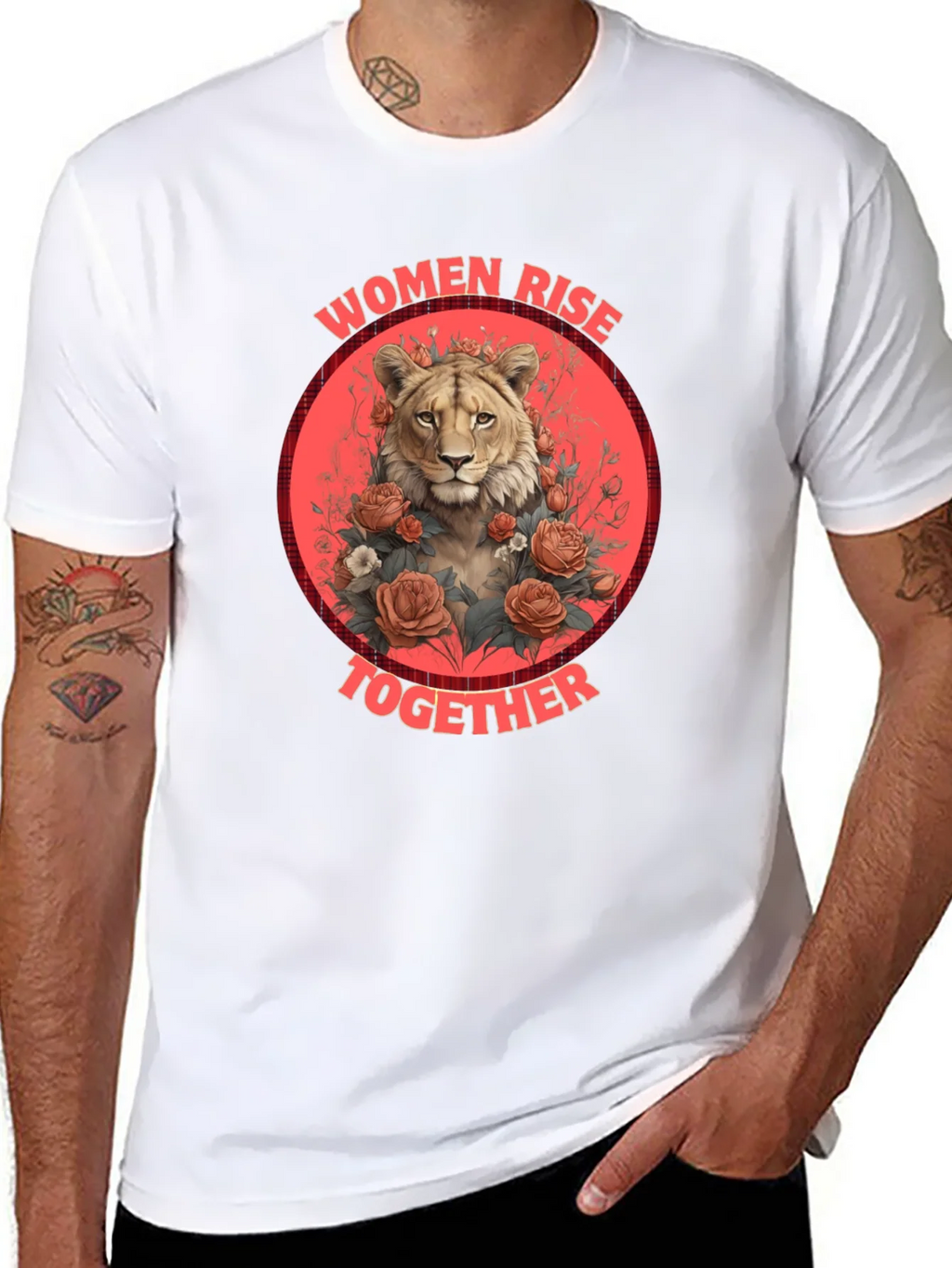 Women Rise Together Lion T-Shirt