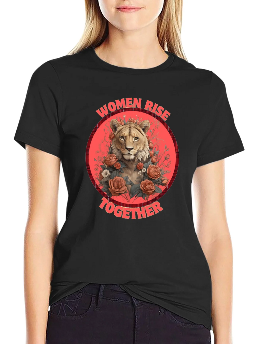 Women Rise Together Lion T-Shirt