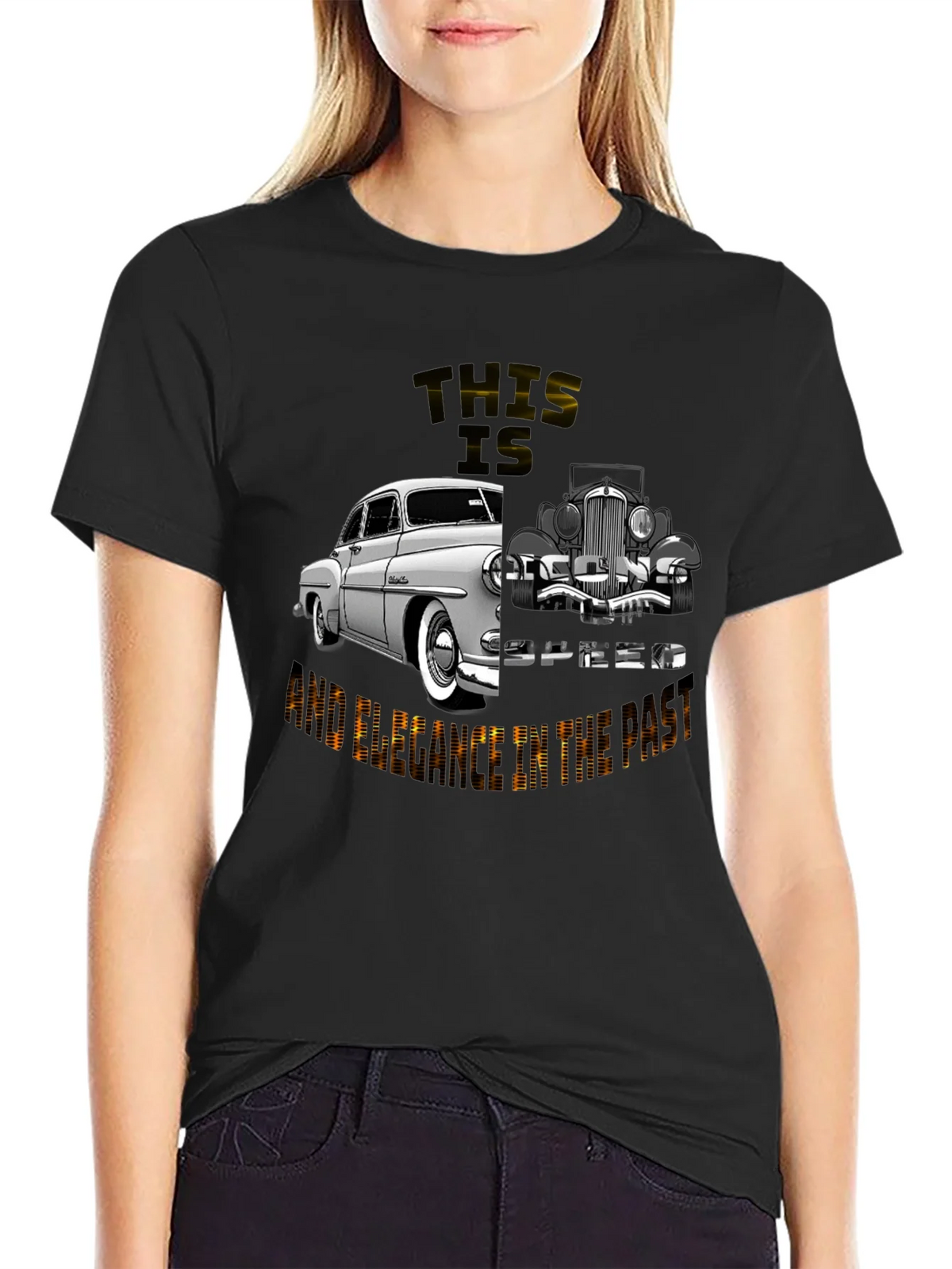 Vintage Car Enthusiast T-Shirt: This is My Speed