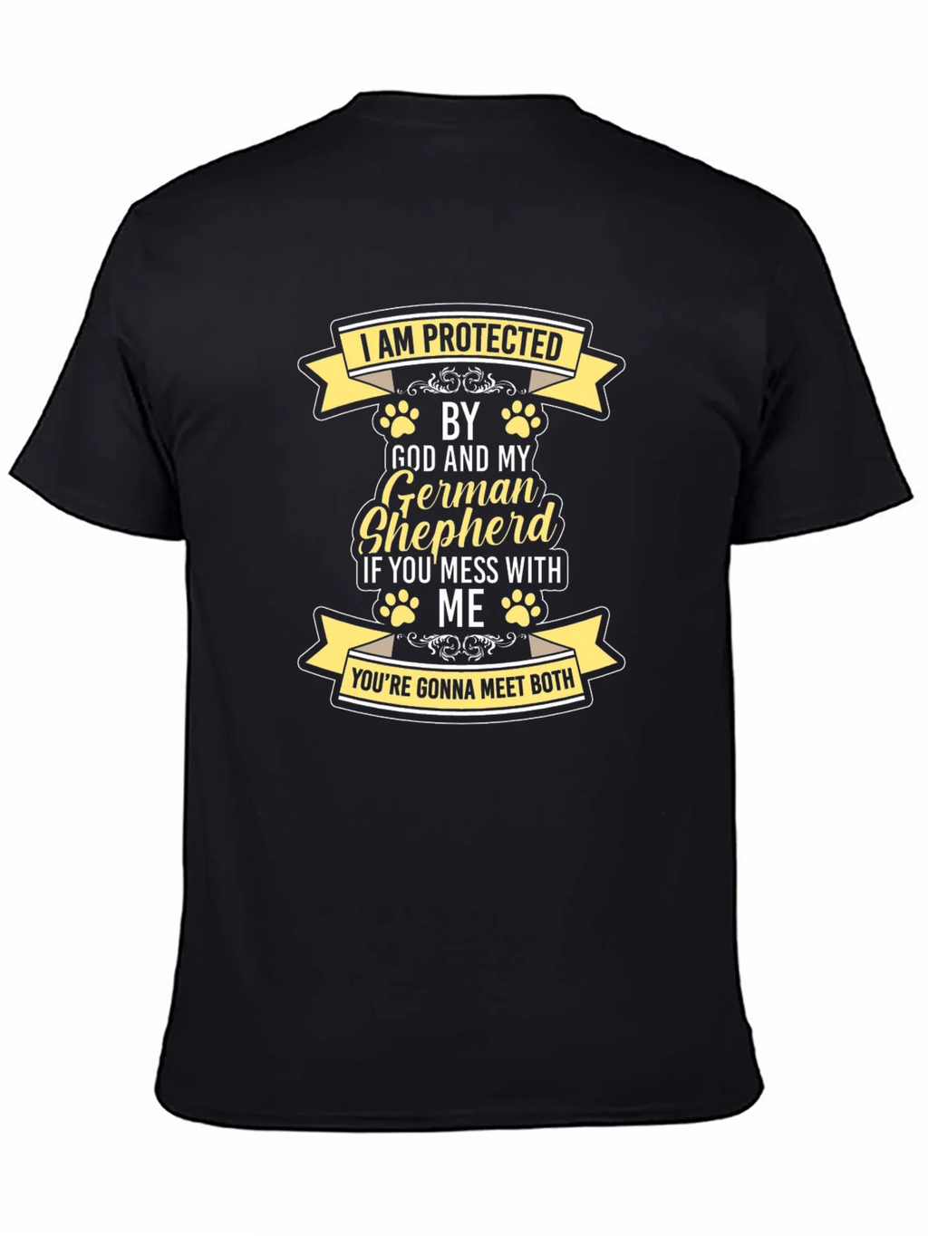 Protected by God and German Shepherd T-Shirt