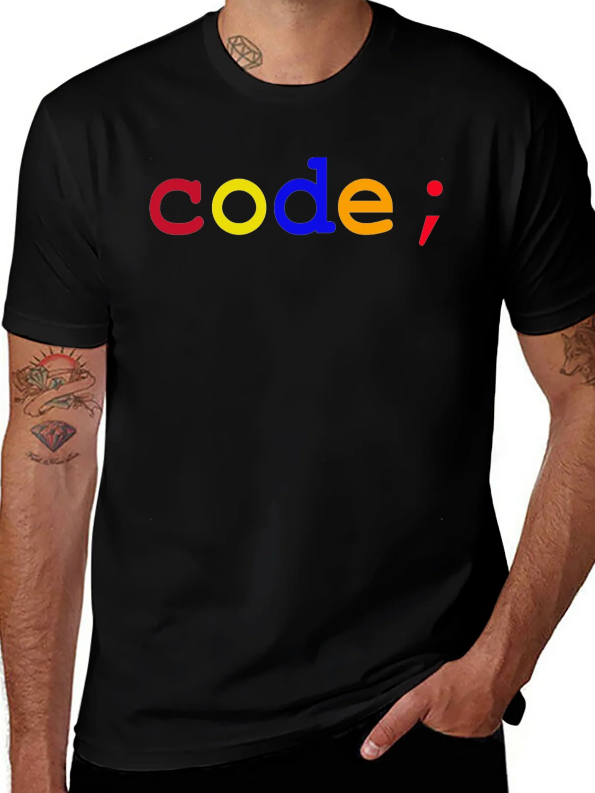 Code T-Shirt - Colorful Programming Tee