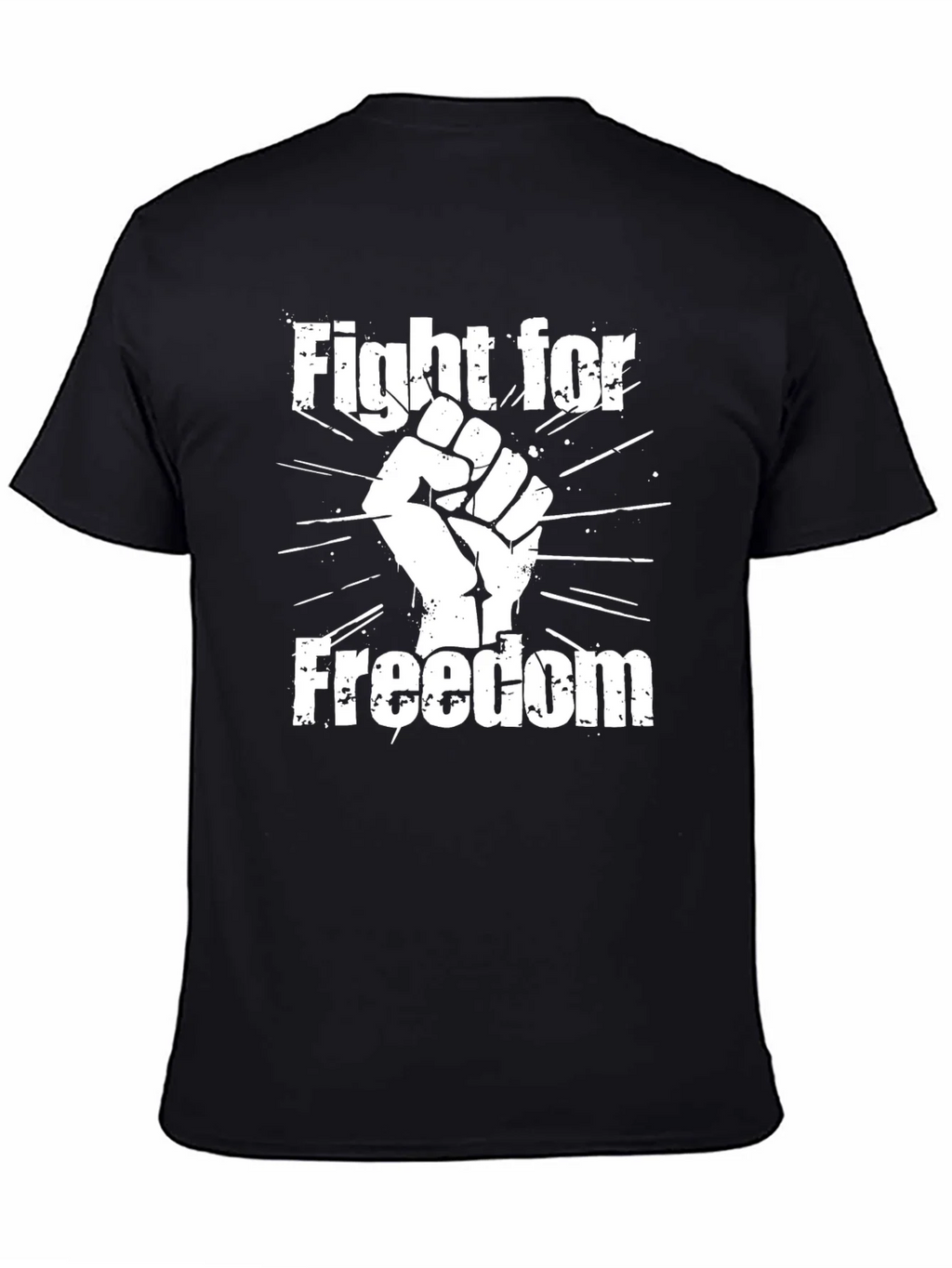 Fight for Freedom Graphic Tee - Black