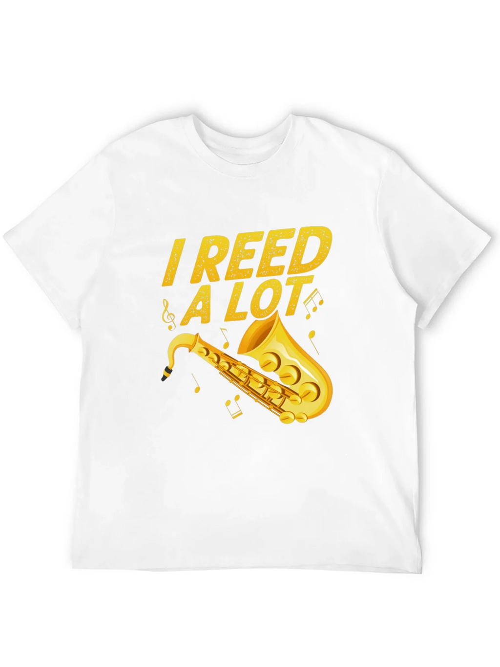 I Reed a Lot Saxophone Musician Black T-Shirt