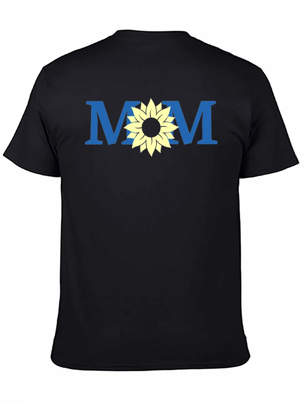 Mom Sunflower Graphic Tee - Black Unisex T-Shirt
