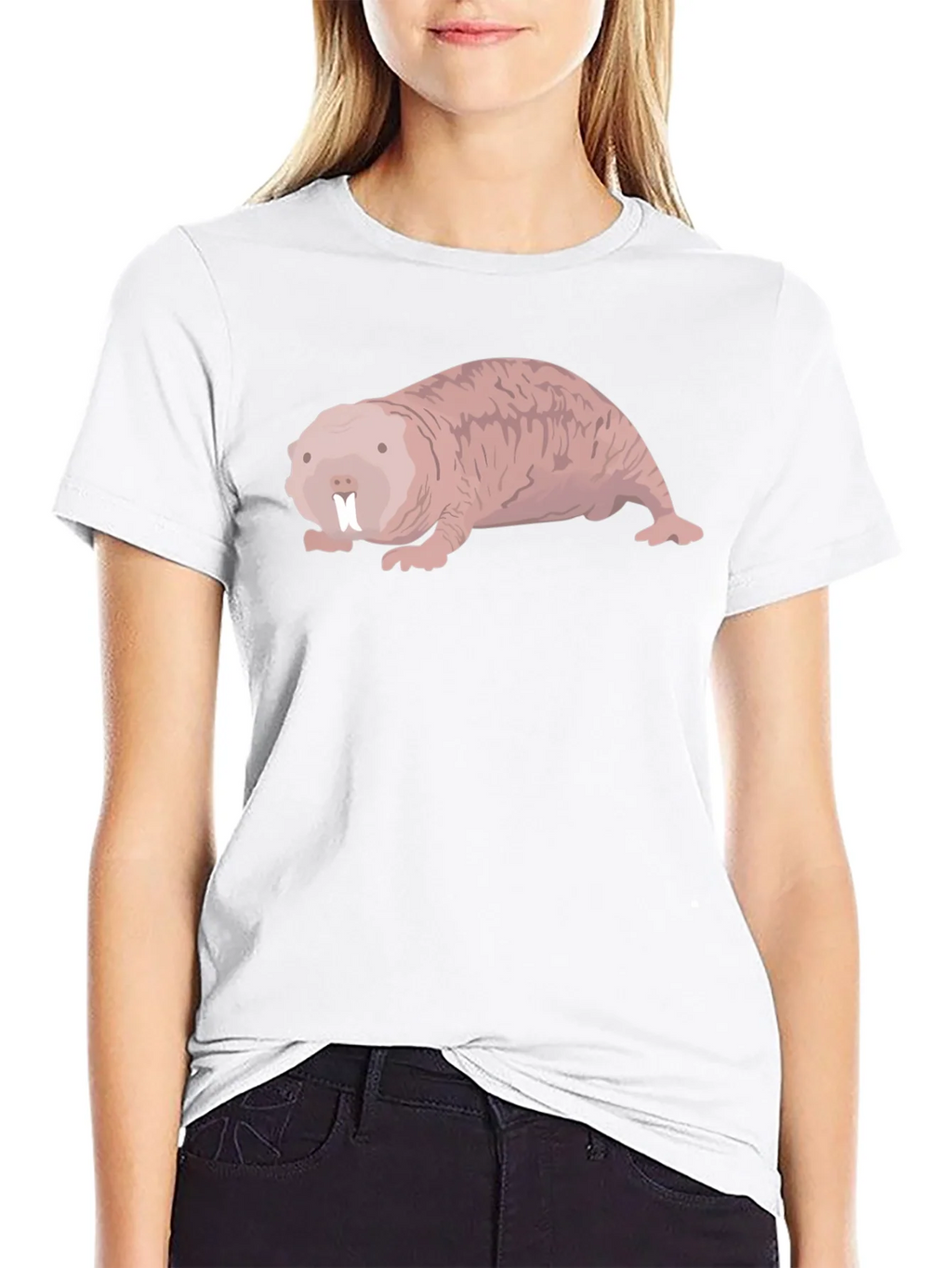 Naked Mole Rat T-Shirt Funny Rodent Tee