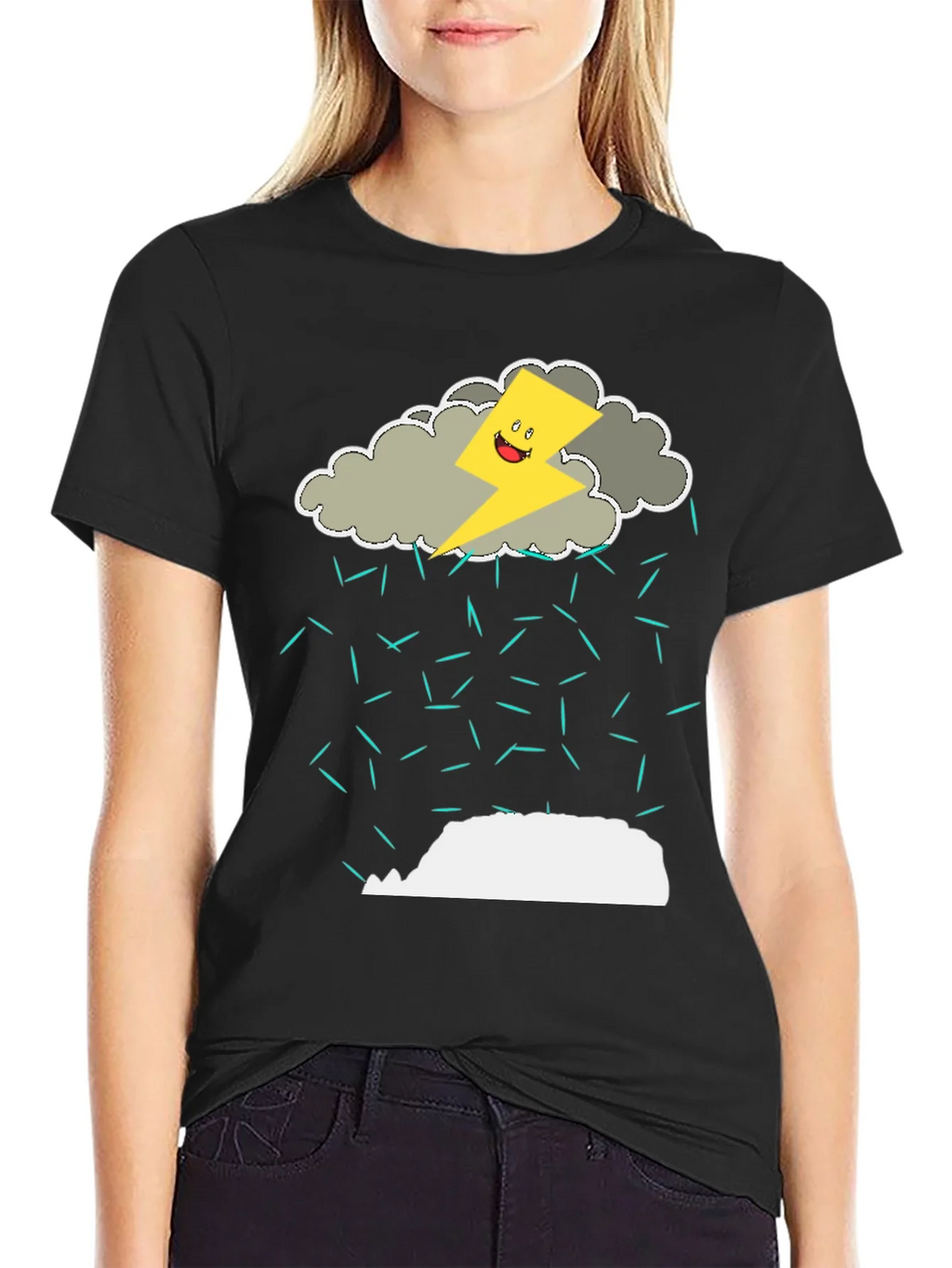 Funny Thunderstorm Graphic T-Shirt