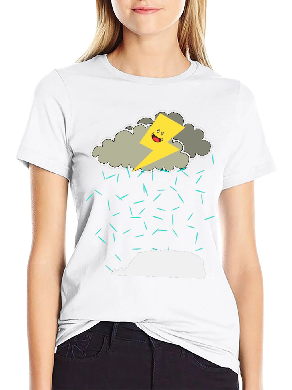 Funny Thunderstorm Graphic T-Shirt