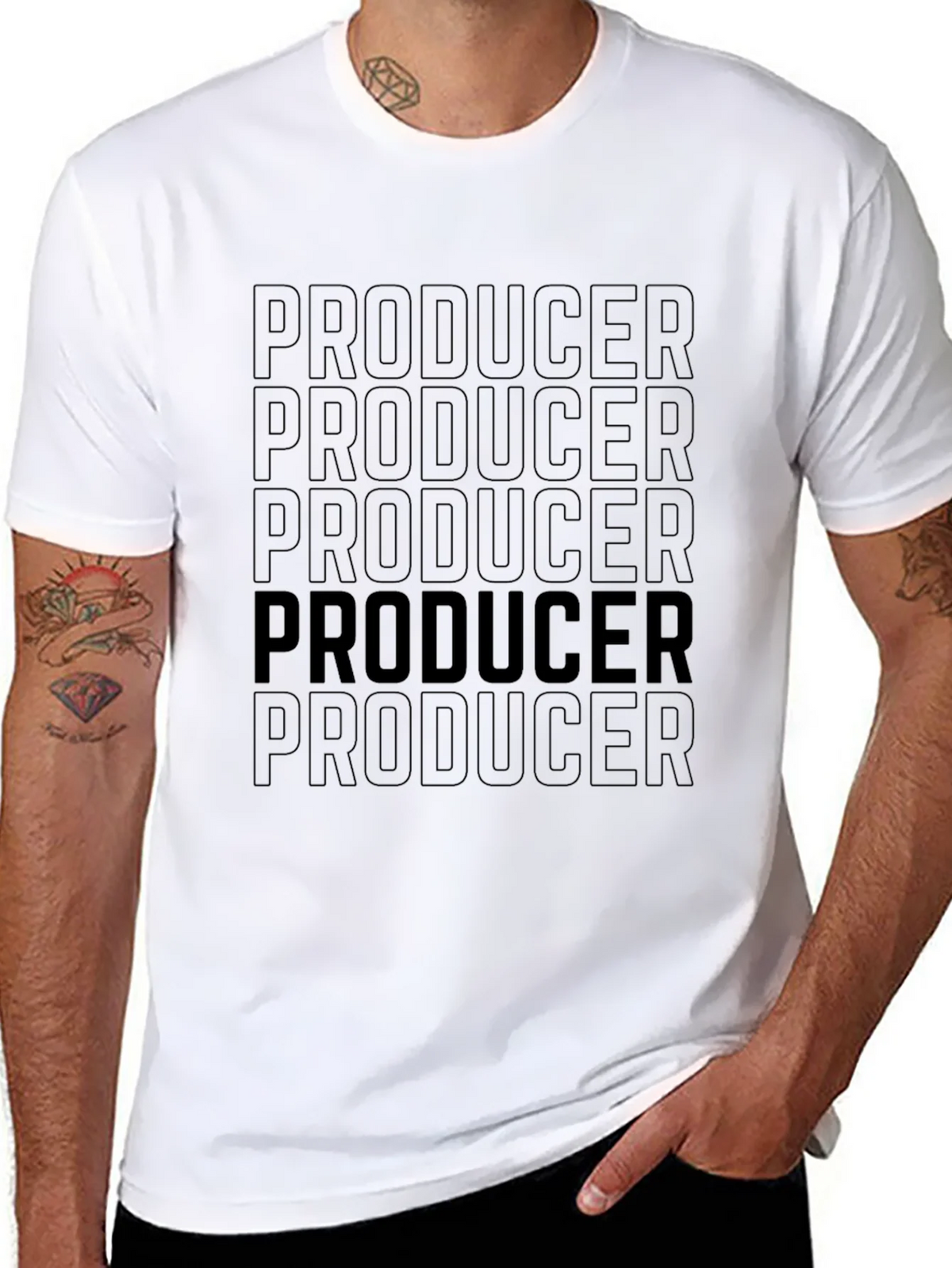 Producer Graphic T-Shirt - Bold Statement Tee
