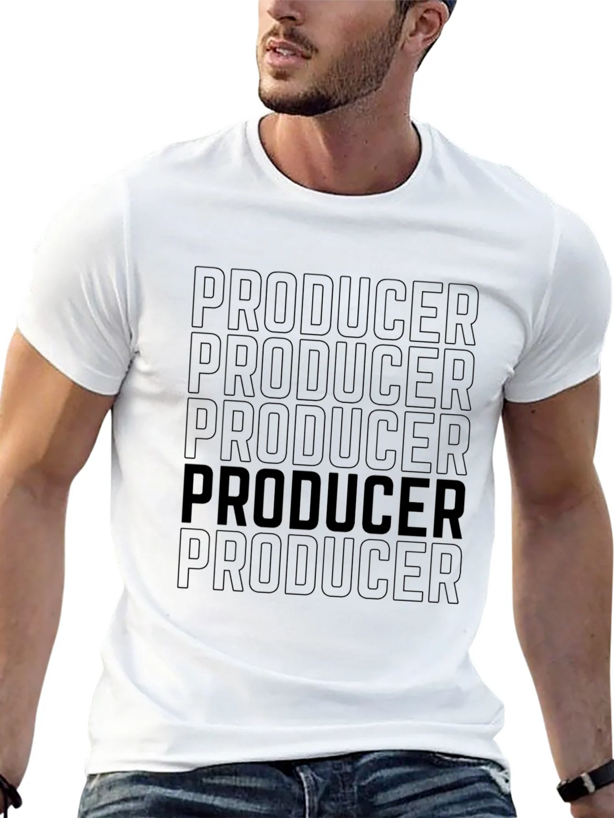 Producer Graphic T-Shirt - Bold Statement Tee