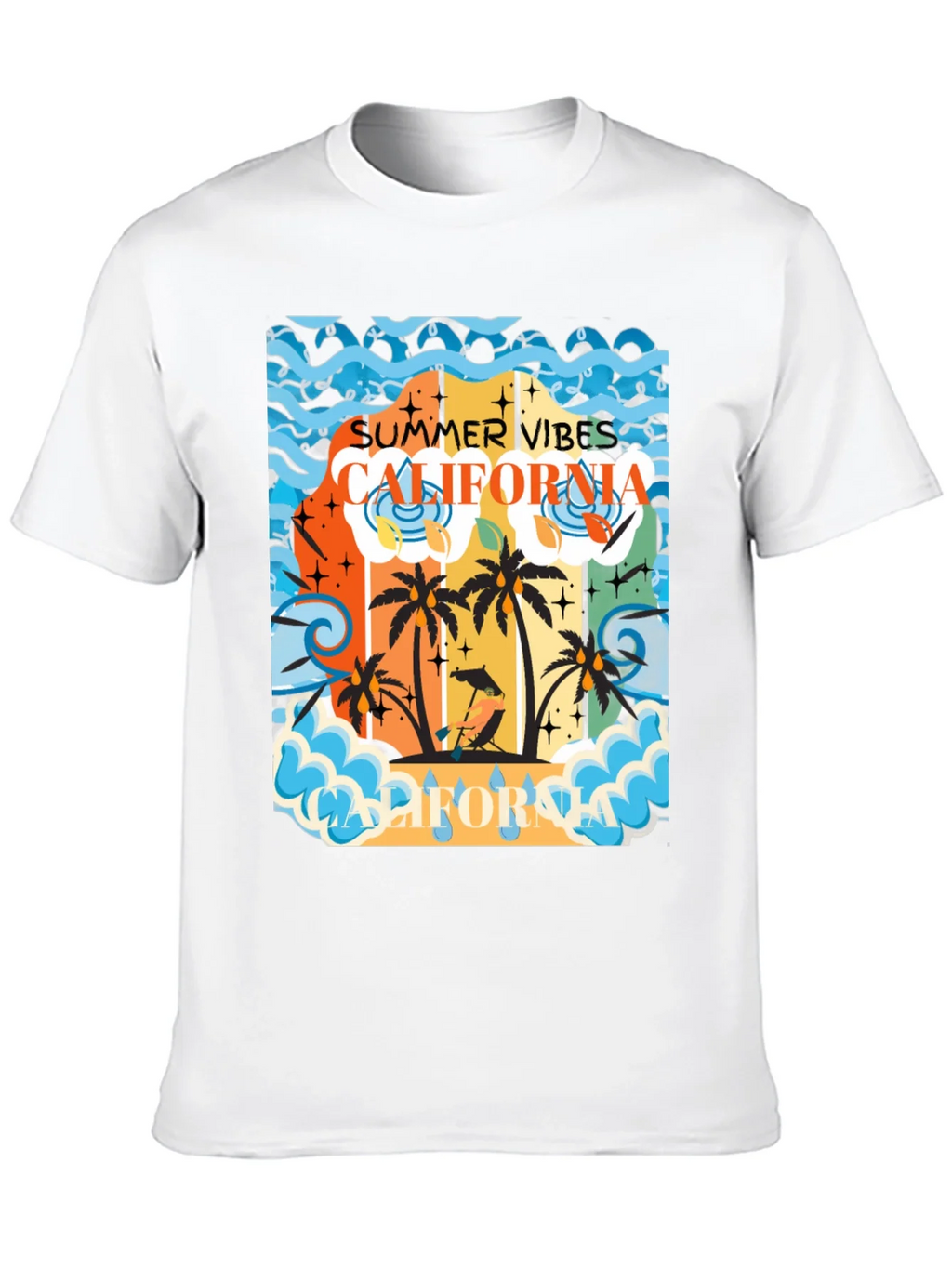California Summer Vibes Graphic Tee