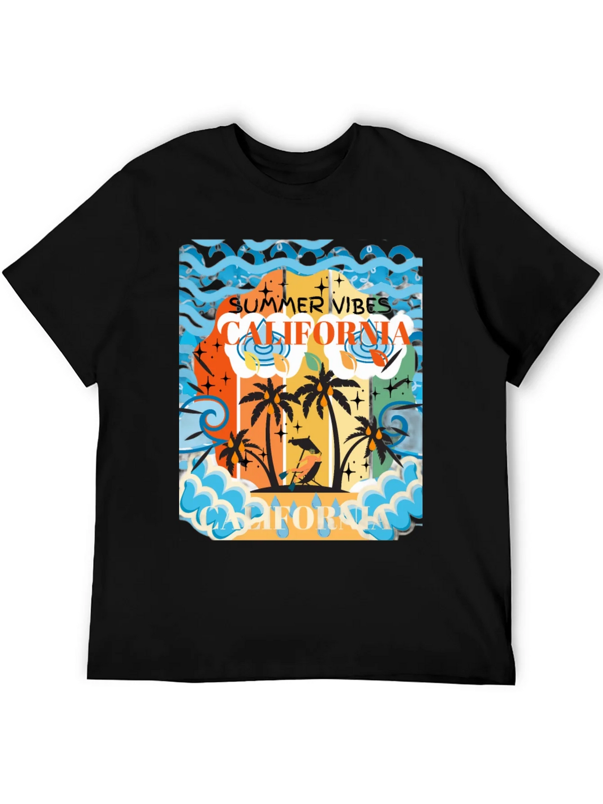 California Summer Vibes Graphic Tee
